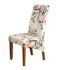 Large Chair Covers for Dining Room, Geometric Slipcover for high back Dining Chair, Soft Stretch Washable Removable - SHOWLU FASHION STORE