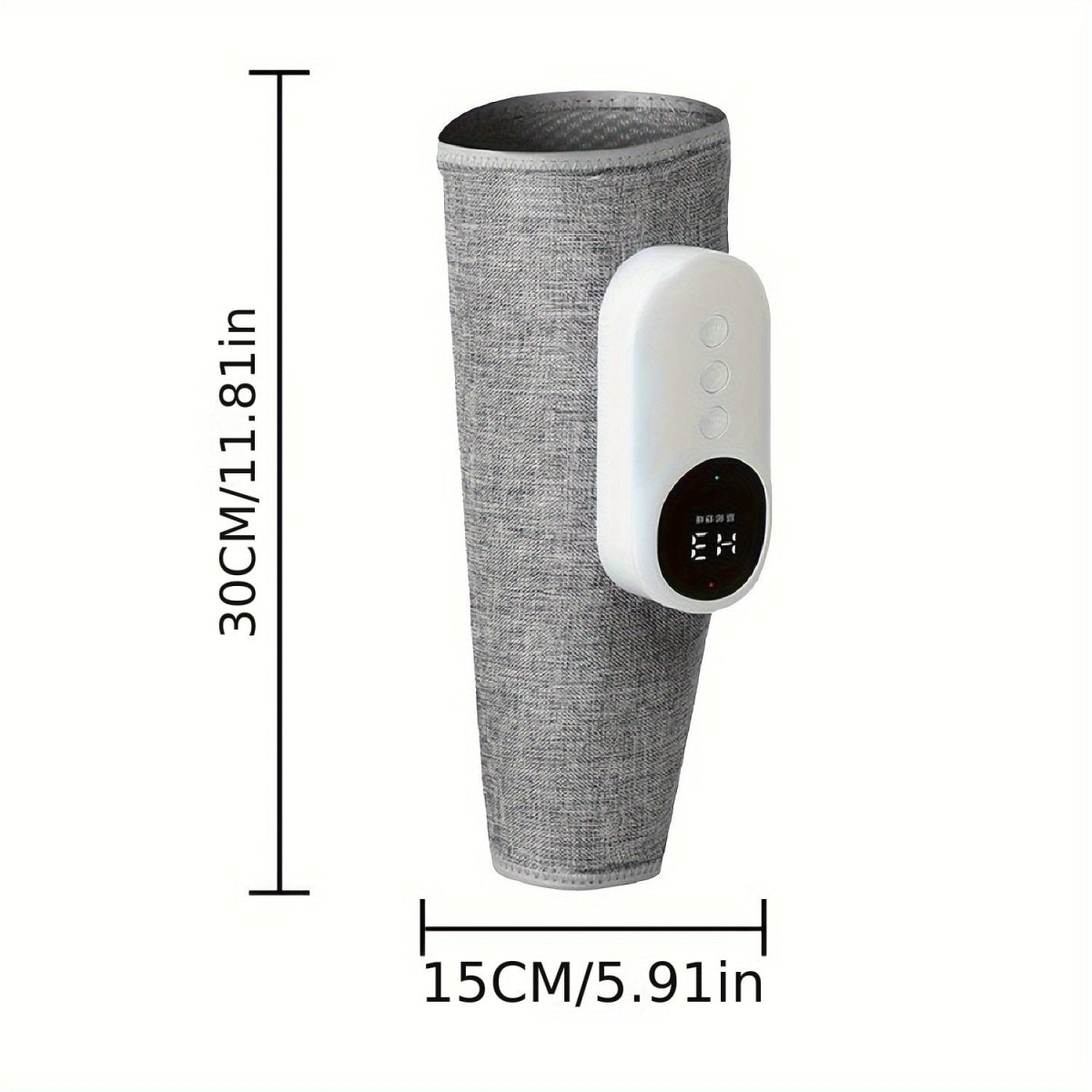 Leg Massager For Circulation And Pain Relief, Calf Air Compression Massager With Heat, Leg Massager With 3 Intensities, 3 Modes, Easy To Use, Muscle Relaxation, Support For Legs And Feet Discomfort, Helps With Muscle Stiffnes - SHOWLU FASHION STORE