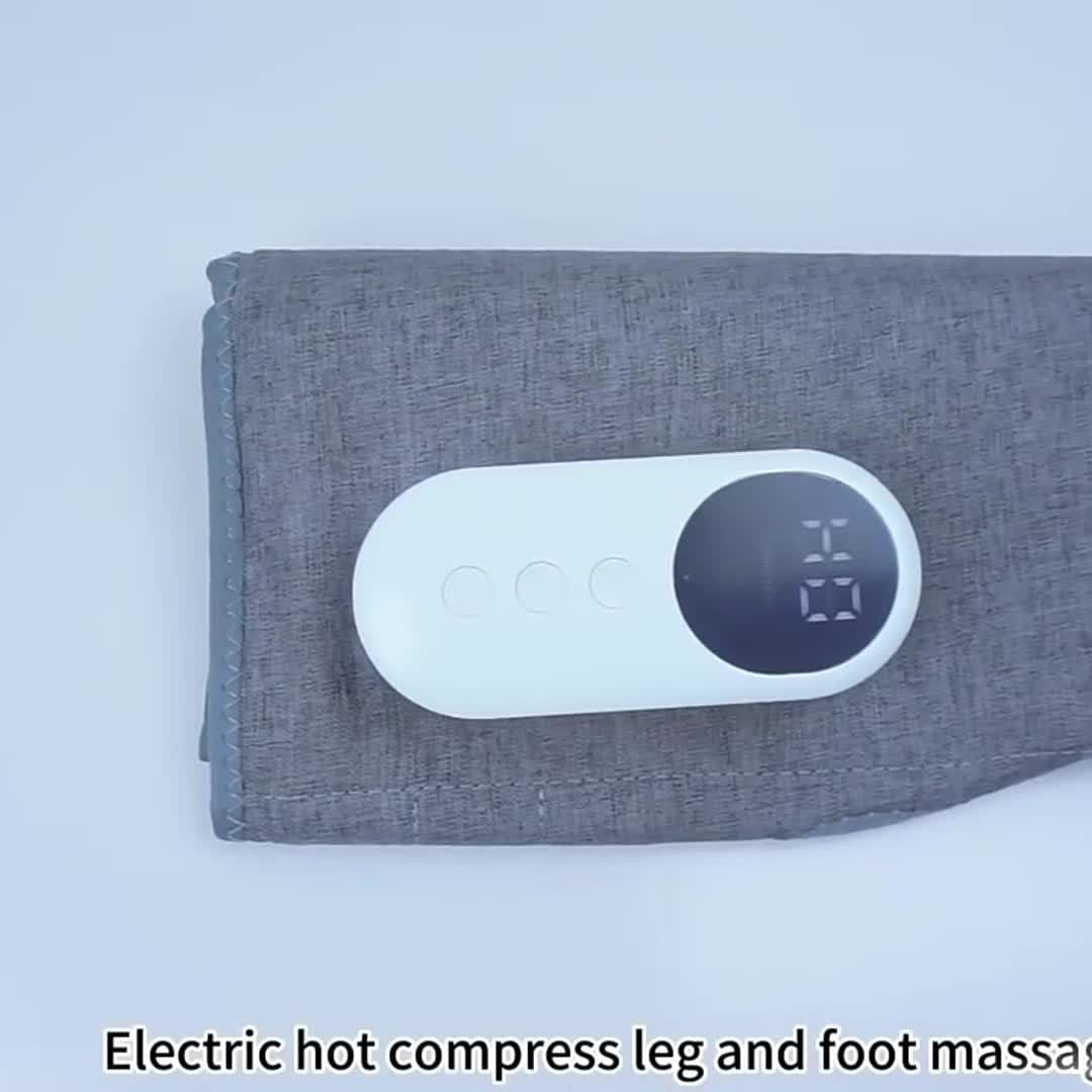 Leg Massager For Circulation And Pain Relief, Calf Air Compression Massager With Heat, Leg Massager With 3 Intensities, 3 Modes, Easy To Use, Muscle Relaxation, Support For Legs And Feet Discomfort, Helps With Muscle Stiffnes - SHOWLU FASHION STORE
