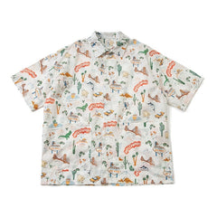 Lengoist Retro Trendy Short - Sleeved Cartoon - SHOWLU FASHION STORE