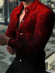 Long Sleeve Hawaiian Shirts Men Fashion Casual Shirt Male Beach Blouses Turn Over Single Breasted Camisas Men's Clothing Aloha - SHOWLU FASHION STORE