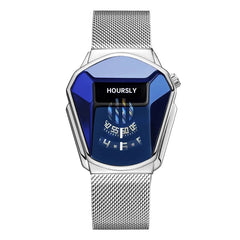 Luxury Hoursly Brand Trend Cool Men's Wrist Watch Stainless Steel Technology Fashion Quartz Watch For Men 2021 Relogio Masculino - SHOWLU FASHION STORE