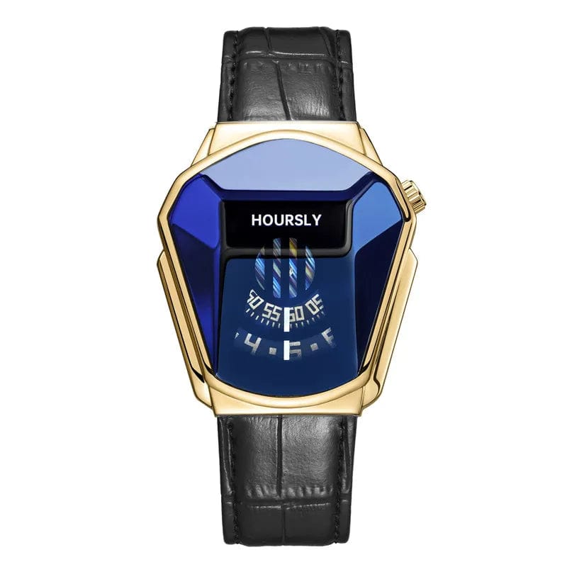 Luxury Hoursly Brand Trend Cool Men's Wrist Watch Stainless Steel Technology Fashion Quartz Watch For Men 2021 Relogio Masculino - SHOWLU FASHION STORE