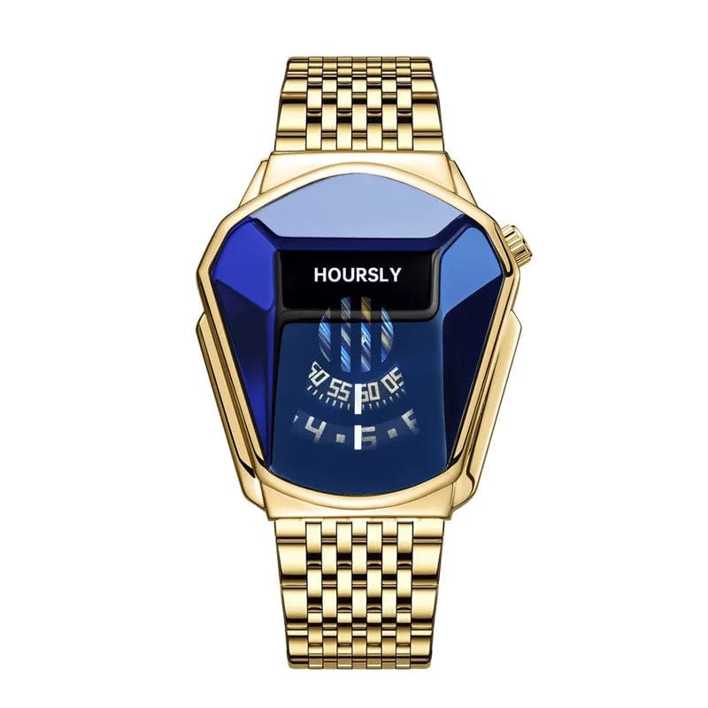 Luxury Hoursly Brand Trend Cool Men's Wrist Watch Stainless Steel Technology Fashion Quartz Watch For Men 2021 Relogio Masculino - SHOWLU FASHION STORE