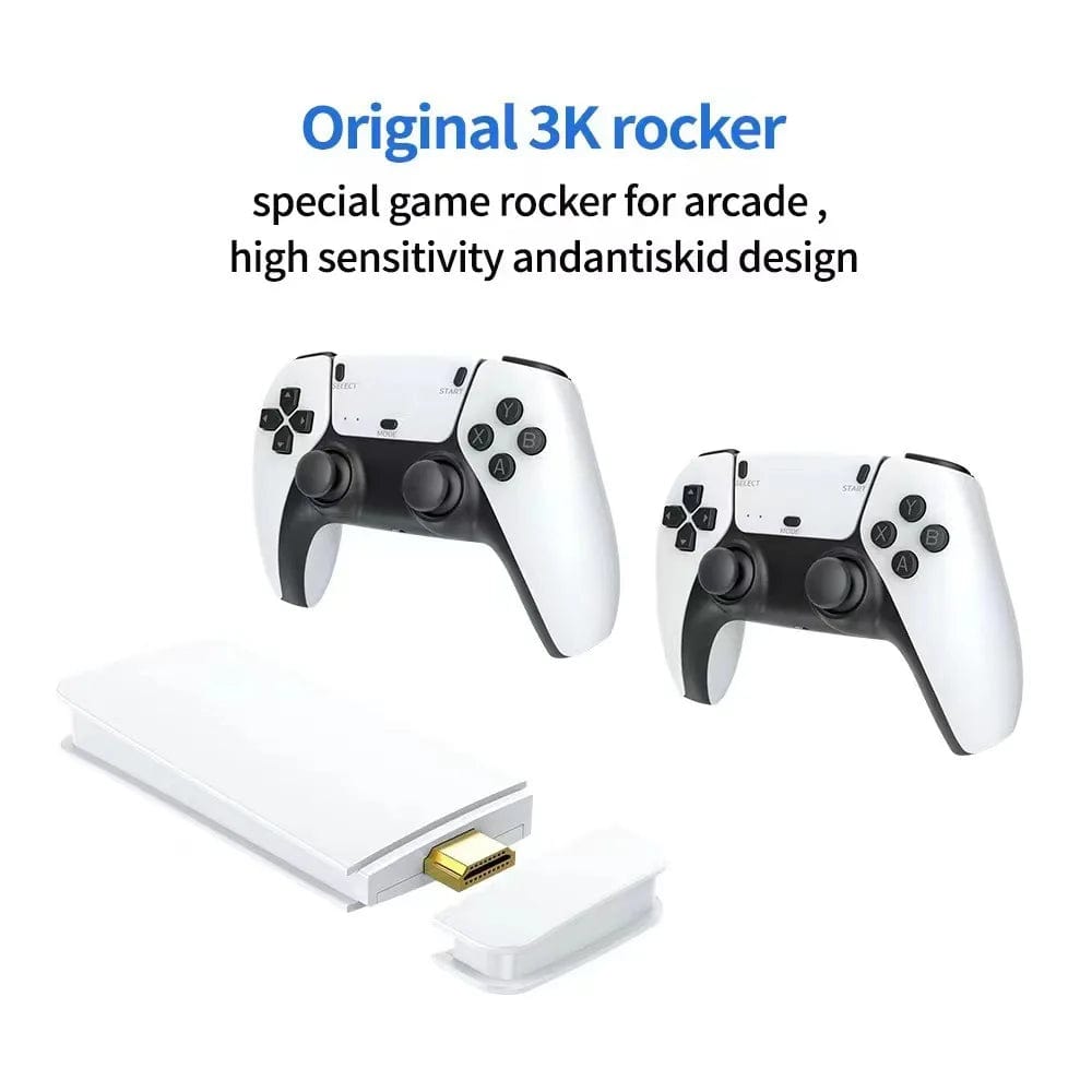M15 Game Stick Mini TV Handheld Game Console Wireless Gamepads Video Game 64G 20000+ Retro Game HD Output Two - player for PS1 Etc - SHOWLU FASHION STORE