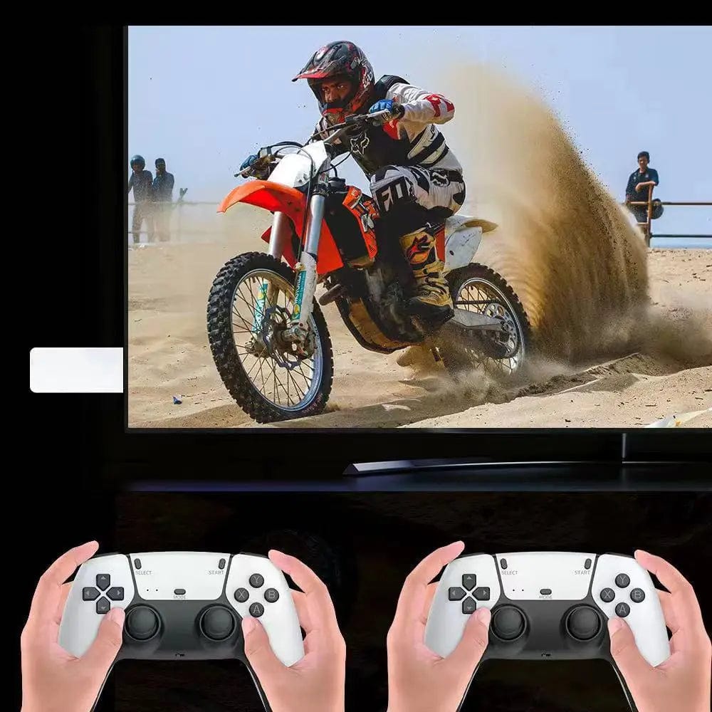 M15 Game Stick Mini TV Handheld Game Console Wireless Gamepads Video Game 64G 20000+ Retro Game HD Output Two - player for PS1 Etc - SHOWLU FASHION STORE