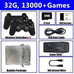 M8 Video Game Console 4K HD Built - in 20000 Games Wireless Controller TV Game Stick Retro Handheld Game Player Dropshipping - SHOWLU FASHION STORE