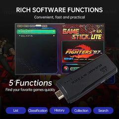 M8 Video Game Console 4K HD Built - in 20000 Games Wireless Controller TV Game Stick Retro Handheld Game Player Dropshipping - SHOWLU FASHION STORE