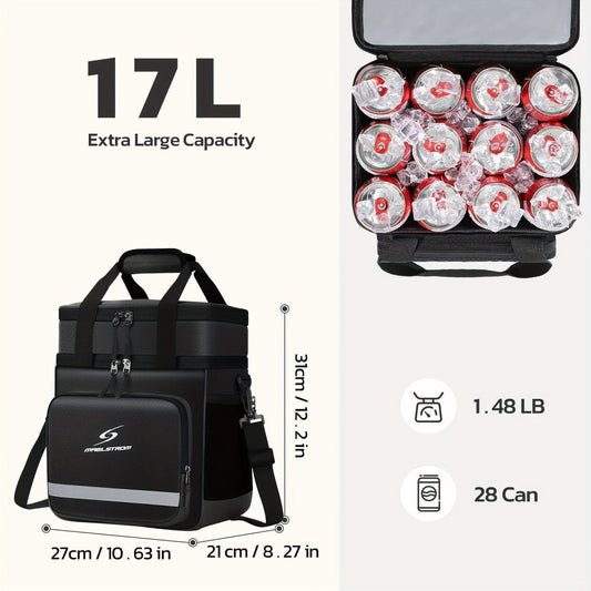Maelstrom Insulated 17L Lunch Bag Women/Men, Lunch Box for Men, Leakproof Lunch Cooler Bag, Lunch Tote Bag - SHOWLU FASHION STORE