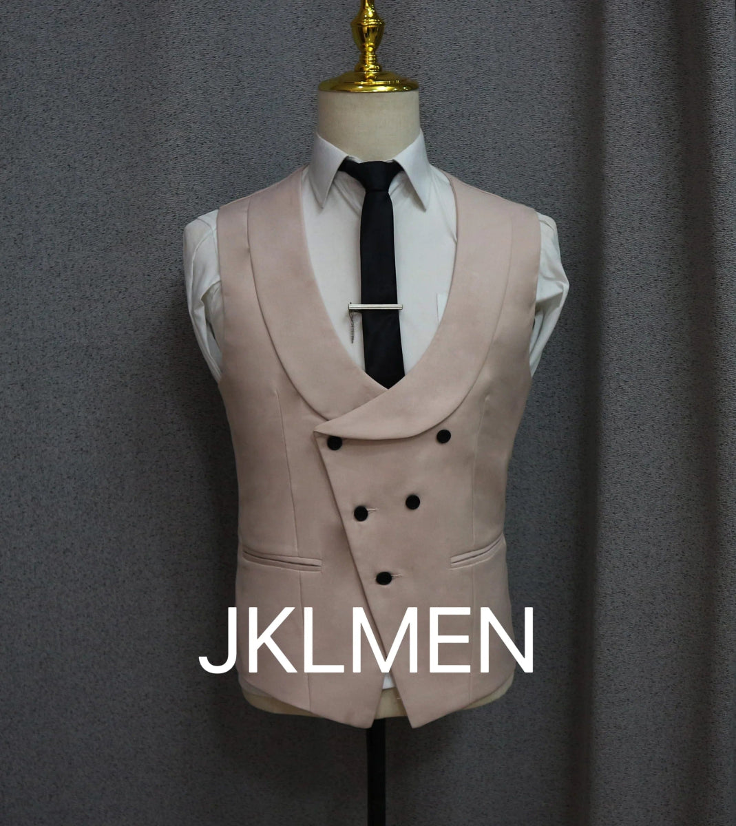 Men Coat Business Formal Slim Fit Suit Costumes Pour Homme Set Party Vest Pants Wedding 3pcs Blazer Verde Hombre Terno Masculino - SHOWLU FASHION STORE