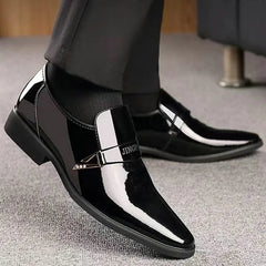 men fashion shoes non slip slip on shoes for men Breathable Men's Penny Loafers for Business Office Wear - SHOWLU FASHION STORE