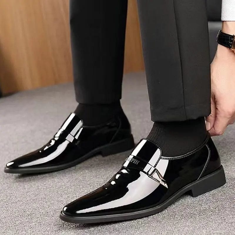 men fashion shoes non slip slip on shoes for men Breathable Men's Penny Loafers for Business Office Wear - SHOWLU FASHION STORE