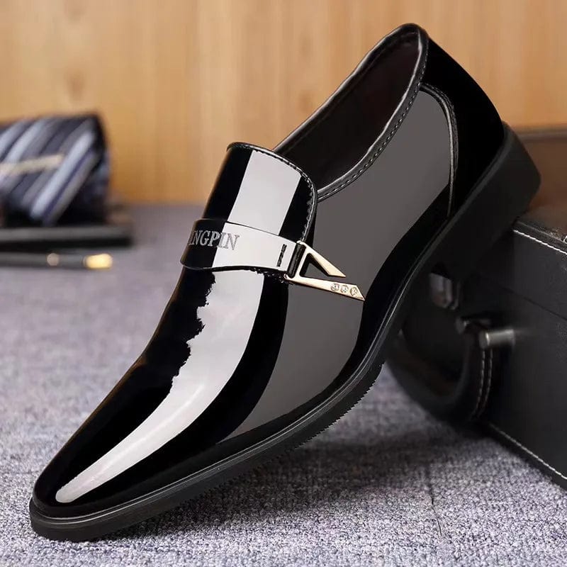 men fashion shoes non slip slip on shoes for men Breathable Men's Penny Loafers for Business Office Wear - SHOWLU FASHION STORE