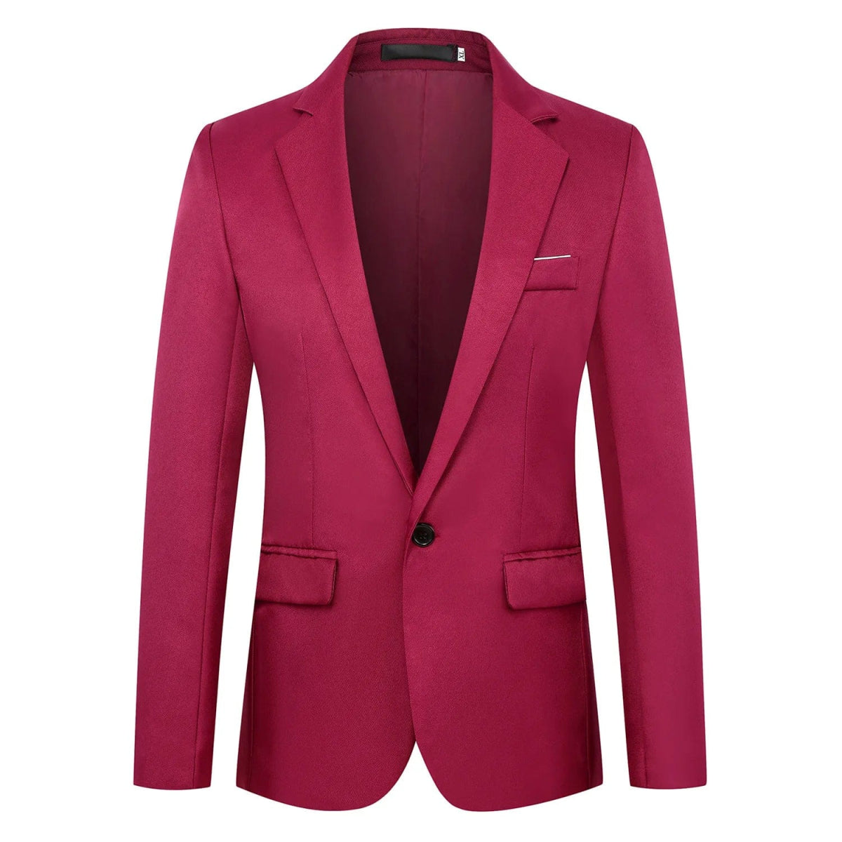 Men Formal Business Suit Coat One Button Black Blue Red Men Slim Fit Fashion Blazer Suit Jacket Casual Suit Blazer Men Clothing - SHOWLU FASHION STORE