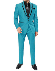 Men's 3 Pieces Suits Wedding Suits One Button Groom Tuxedos Men Leisure Boutique Business Wedding Suit Jacket Pants Vest - SHOWLU FASHION STORE