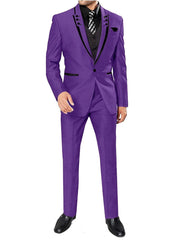 Men's 3 Pieces Suits Wedding Suits One Button Groom Tuxedos Men Leisure Boutique Business Wedding Suit Jacket Pants Vest - SHOWLU FASHION STORE