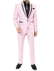 Men's 3 Pieces Suits Wedding Suits One Button Groom Tuxedos Men Leisure Boutique Business Wedding Suit Jacket Pants Vest - SHOWLU FASHION STORE