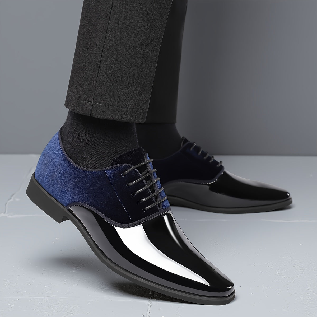 Men'S Breathable Slip - on Loafers - Casual Business Shoes, With A Glossy Upper And A Black Rubber Sole, Comfortable PU Lining For Casual Wear, 'S Driving Loafers | Exquisite Casual Shoes | Glossy Shoes, Formal Shoes - SHOWLU FASHION STORE