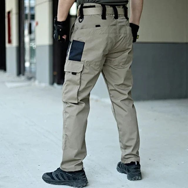 Mens Cargo Shorts Summer Tactical Cropped Trousers Outdoor Waterproof Multi - pocket Bermudas Pants Camo Ripstop Hiking - SHOWLU FASHION STORE