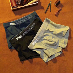 Men's Large Size Mid - Waist Elastic Underwear for Teenagers in Autumn - SHOWLU FASHION STORE