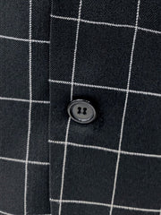Men'S Lightweight Checkered Casual Blazer Jacket - SHOWLU FASHION STORE