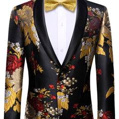 Mens Suit Jacket Blazer Wedding Blazer One Button Mens Tux Dress Suit Jacket Shawl Lapel for Dinner Prom Party - SHOWLU FASHION STORE
