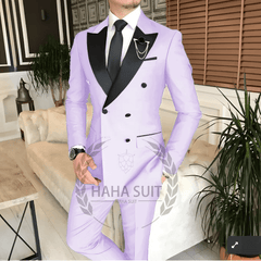 Men's Suit Tailored 2 - Piece Clothing Fashion Men's Wedding Groom Suits Best Man Dinner Engagement Tuxedo - SHOWLU FASHION STORE