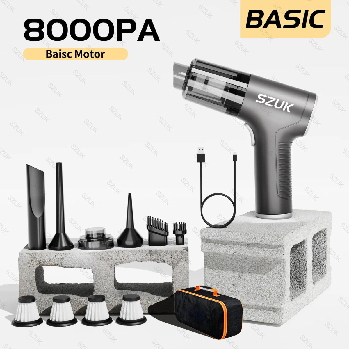 Mini Car Vacuum Cleaner Portable Wireless Handheld Cleaner for Home Appliance Poweful Cleaning Machine Car Cleaner for Keyboard - SHOWLU FASHION STORE
