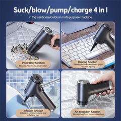 Mini Car Vacuum Cleaner Portable Wireless Handheld Cleaner for Home Appliance Poweful Cleaning Machine Car Cleaner for Keyboard - SHOWLU FASHION STORE