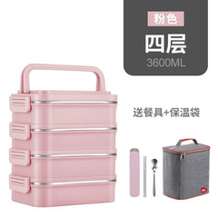 Multi - Layer Insulated Lunch Box - SHOWLU FASHION STORE