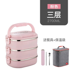 Multi - Layer Insulated Lunch Box - SHOWLU FASHION STORE