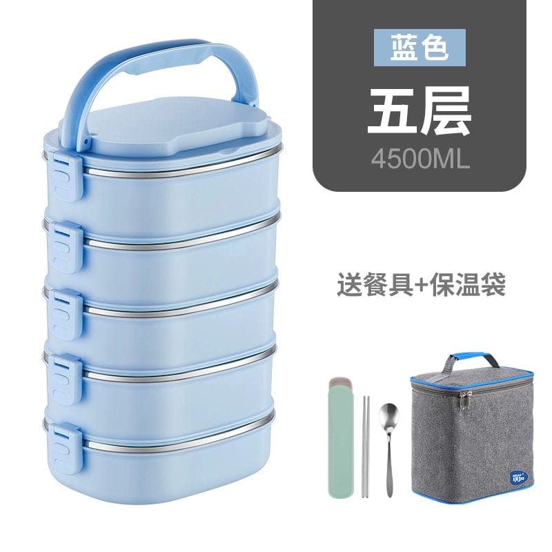 Multi - Layer Insulated Lunch Box - SHOWLU FASHION STORE