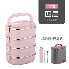 Multi - Layer Insulated Lunch Box - SHOWLU FASHION STORE