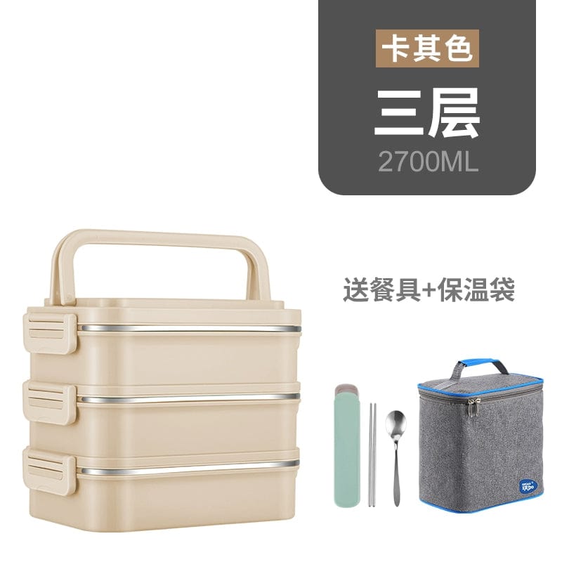 Multi - Layer Insulated Lunch Box - SHOWLU FASHION STORE