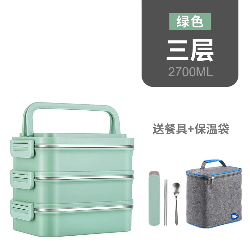 Multi - Layer Insulated Lunch Box - SHOWLU FASHION STORE