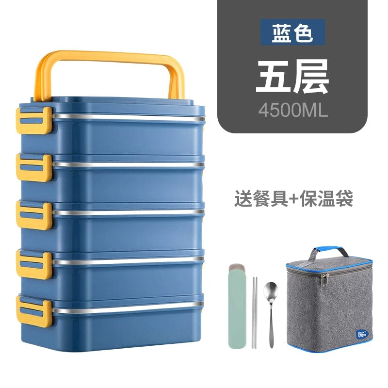 Multi - Layer Insulated Lunch Box - SHOWLU FASHION STORE