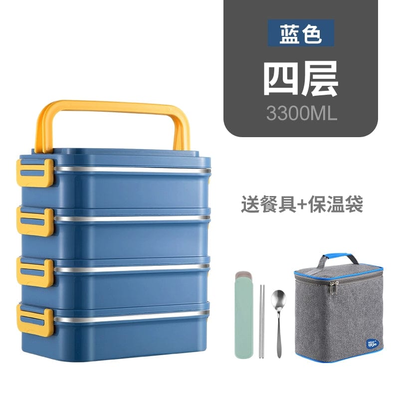 Multi - Layer Insulated Lunch Box - SHOWLU FASHION STORE
