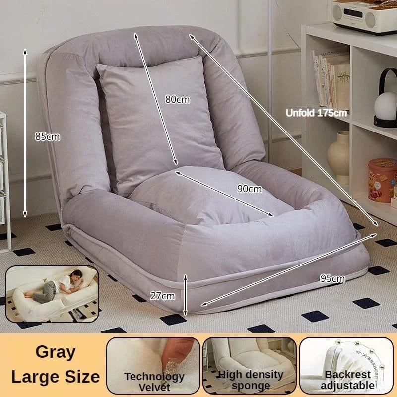 Multifunction Folding Sofa Bed Comfortable Modern Living Room Sofas Individual Lazy Sofa for Bedroom Chaise Lounge Furnitures - SHOWLU FASHION STORE