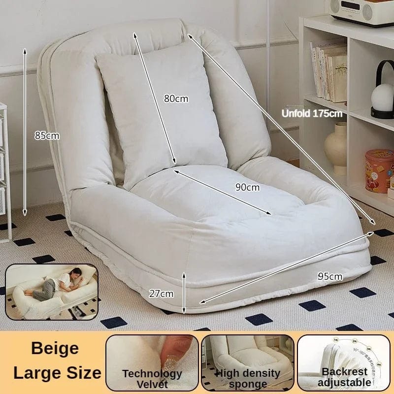 Multifunction Folding Sofa Bed Comfortable Modern Living Room Sofas Individual Lazy Sofa for Bedroom Chaise Lounge Furnitures - SHOWLU FASHION STORE