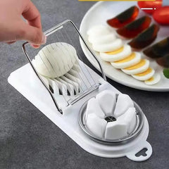 Multifunctional Egg Slicers Stainless Steel Slicer Fancy Splitter Egg Cutting Tool Home Two In One Egg Cutter Kitchen Gadgets - SHOWLU FASHION STORE