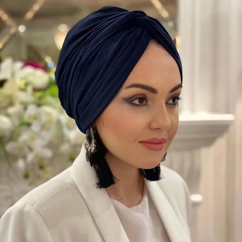 Muslim Pearl White Modal Hijab Fashion Undercap Abaya Hijabs For Woman Abayas Jersey Head Scarf Dress Women Turbans Turban Cap - SHOWLU FASHION STORE