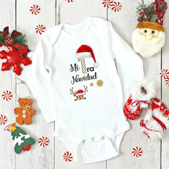 My First Christmas Baby Bodysuit Boys Girls Clothes Xmas Infat Cute Romper Christmas Party Baby Bodysuits Newborn 1st Xmas Gift - SHOWLU FASHION STORE