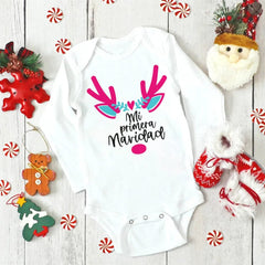 My First Christmas Baby Bodysuit Boys Girls Clothes Xmas Infat Cute Romper Christmas Party Baby Bodysuits Newborn 1st Xmas Gift - SHOWLU FASHION STORE