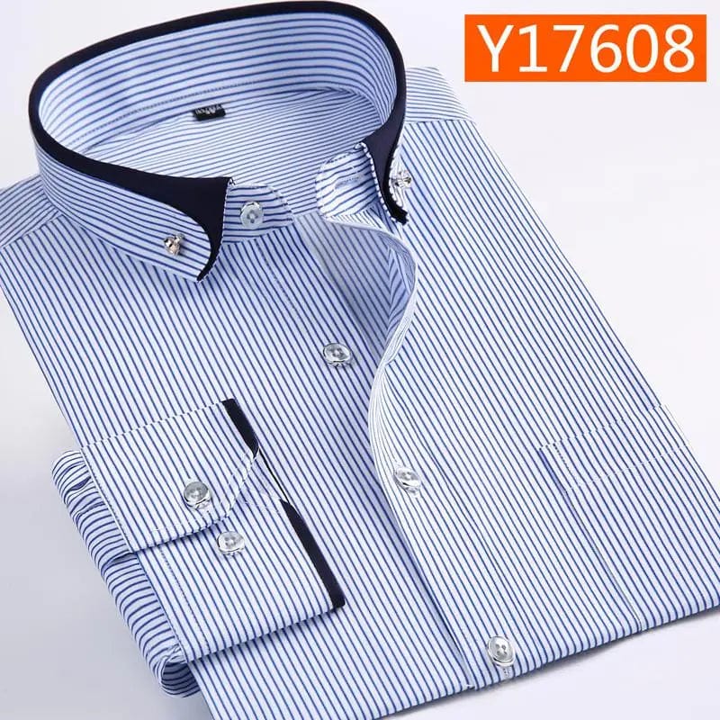 new arrival Spring commercial easy care shirt male oversize long - sleeve fashion formal high quality plus size M - 7XL8XL9XL - SHOWLU FASHION STORE