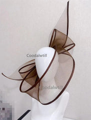 New Black Fascinator Wedding Pillbox Hat Women Elegant Fascinator Hats Hair Clip Church Ladies Party Headpiece Fashion Headwear - SHOWLU FASHION STORE