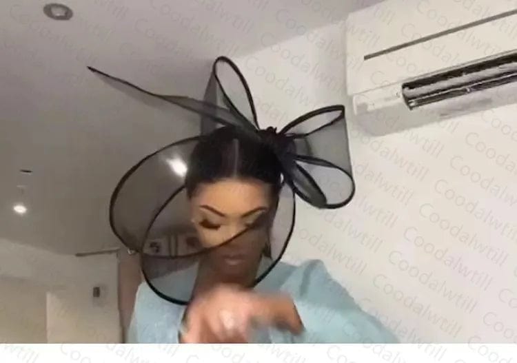 New Black Fascinator Wedding Pillbox Hat Women Elegant Fascinator Hats Hair Clip Church Ladies Party Headpiece Fashion Headwear - SHOWLU FASHION STORE