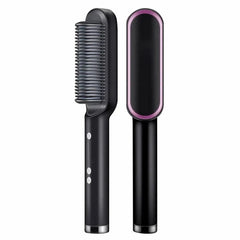 New Hair Straightener Ceramic Hot Comb 2 in 1 Electric Straighten Hair Brush Negative Ion Anti - scalding Styling Tool - SHOWLU FASHION STORE