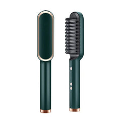 New Hair Straightener Ceramic Hot Comb 2 in 1 Electric Straighten Hair Brush Negative Ion Anti - scalding Styling Tool - SHOWLU FASHION STORE