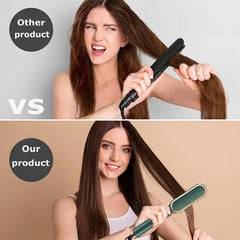New Hair Straightener Ceramic Hot Comb 2 in 1 Electric Straighten Hair Brush Negative Ion Anti - scalding Styling Tool - SHOWLU FASHION STORE