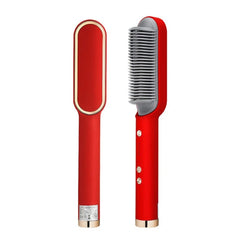 New Hair Straightener Ceramic Hot Comb 2 in 1 Electric Straighten Hair Brush Negative Ion Anti - scalding Styling Tool - SHOWLU FASHION STORE